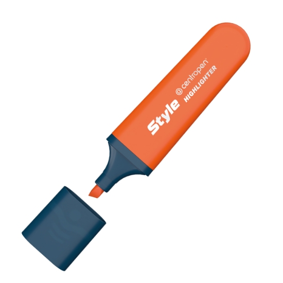 Obrázek Zvýrazňovač Centropen Style 6252 fluo - oranžový