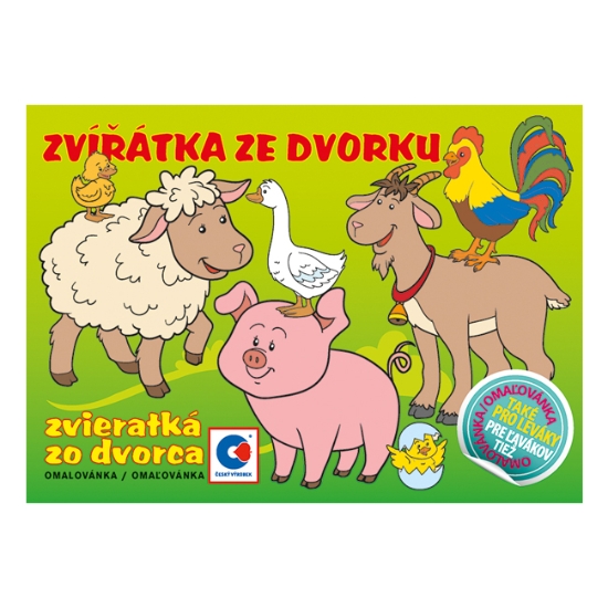 Obrázek Omalovánka A5 - Zvířátka ze dvorku