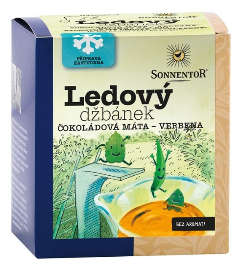 Obrázek Čaj Ledový džbánek máta čokoládová-verbena bio / 16 ks