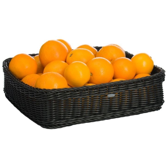Obrázek Koš pro gastronomii GN 2/3 35,5 x 32,5 x 10 cm - černý