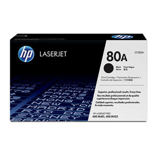 Obrázek HP originální toner CF280A č. 80A, black