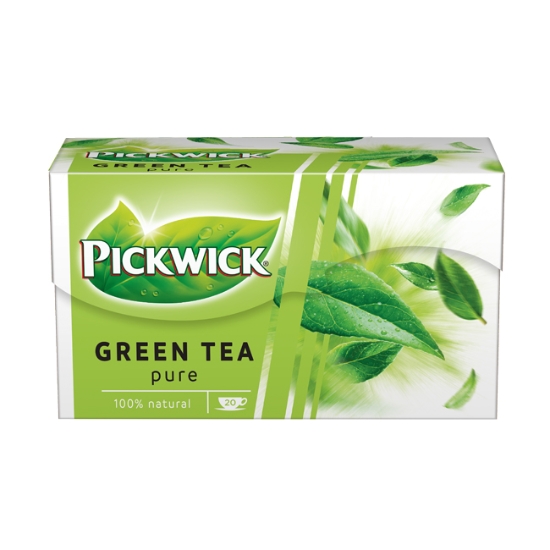 Obrázek Čaj Pickwick - zelený čaj neochucený / 20 sáčků