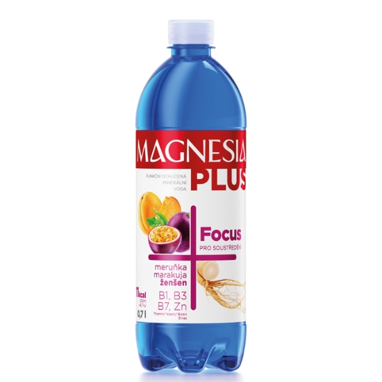 Obrázek Magnesia FOCUS - meruňka, maracuja, ženšen 0,7 l 