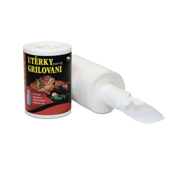 Obrázek Utěrky grilovací 1vrstvé 17cm/60 útržků/bez dutinky