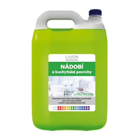 Obrázek Prostředek na nádobí a kuchyňské povrchy  LAVON Professional 5 l, G1