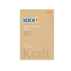 Obrázek Bloček samolepicí linkovaný STICK'N Kraft Notes 150 x 101 mm, 100 l - hnědý