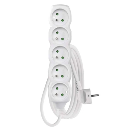 Obrázek Prodlužovací kabel - 5 zásuvek / délka 3m