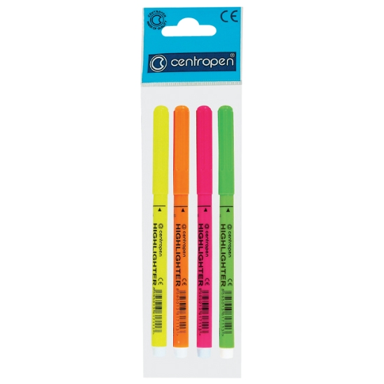 Obrázek Zvýrazňovač Centropen 2532 Highlighter / 4 ks
