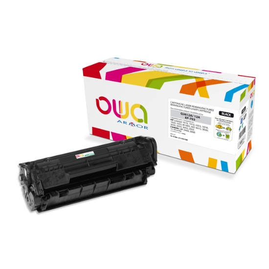 Obrázek OWA (ARMOR) toner HP Q2612A černý