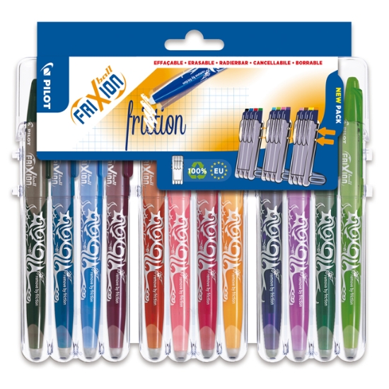 Obrázek Gumovací pero Pilot FriXion Ball set2go sada / 12 ks
