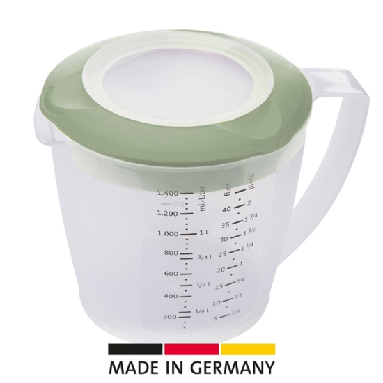 Obrázek Mixovací hrnek s víčkem, „Helena“, 1,4 l, mátově zelená