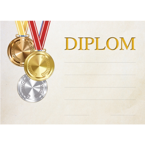 Obrázek Diplom A5 - Medaile