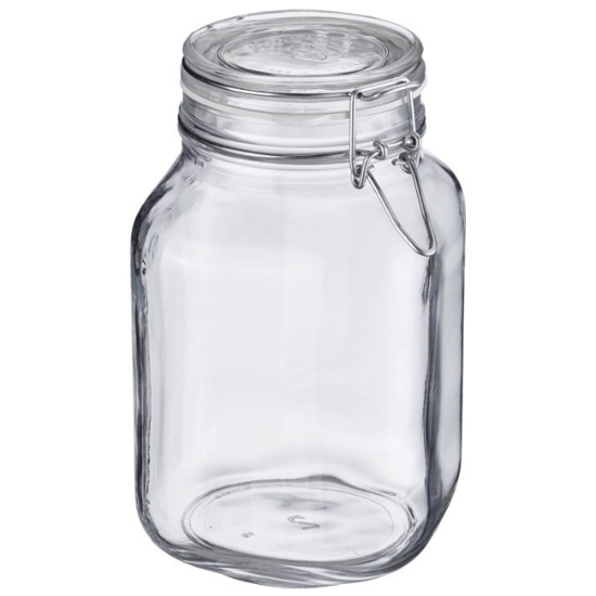 Obrázek Sklenice s drátovým uzávěrem a těsněním FIDO, 1 l, ø 90 mm