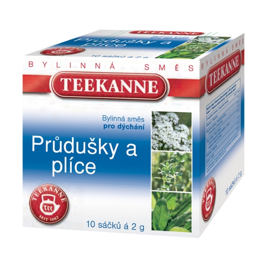 Obrázek Čaj Teekanne Průdušky a plíce, bylinný čaj, porcovaný2 g / 10 kusů