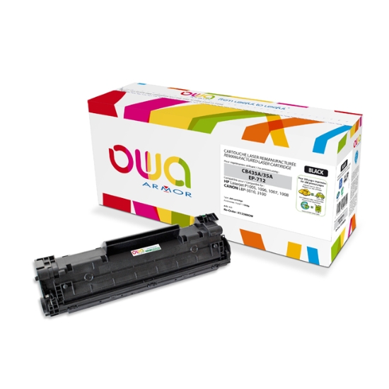 Obrázek OWA (ARMOR) toner HP CB435A černá, 1500str.
