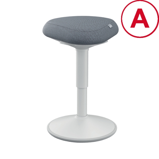 Obrázek Židle ergonomická balanční pro sezení Leitz Ergo, sv. šedá