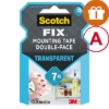 Obrázek Páska oboustranná montážní Scotch do interiéru transparentní 19 mm x 1,5 m