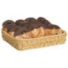 Obrázek Koš pro gastronomii GN 1/2 32,5 x 26,5 x 6,5 cm - světle béžový