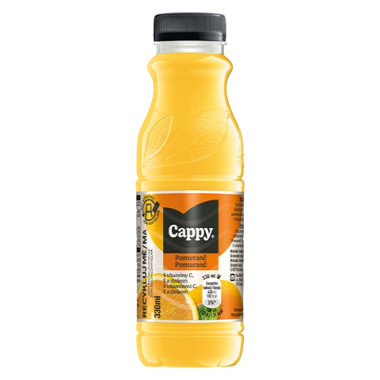 Obrázek Cappy pomaranč  0,33 l / 12 ks