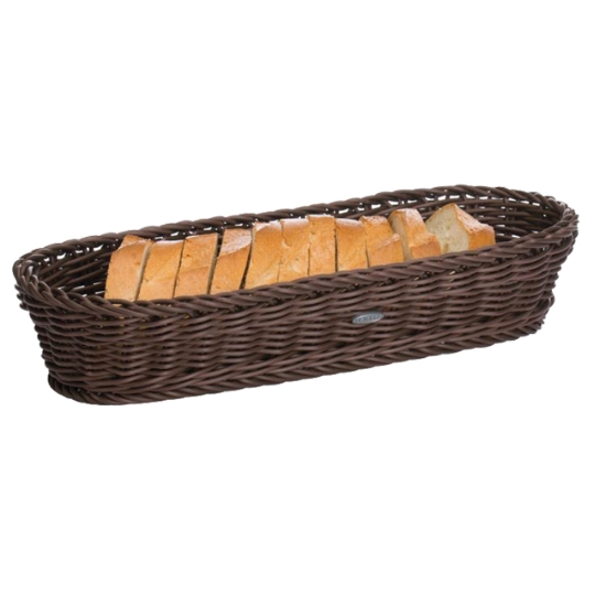 Obrázek Košík na bagety 40 x 16 x 8 cm - hnědý