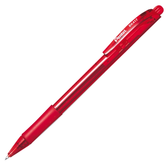 Obrázek Pero kuličkové PENTEL BK417 - červená