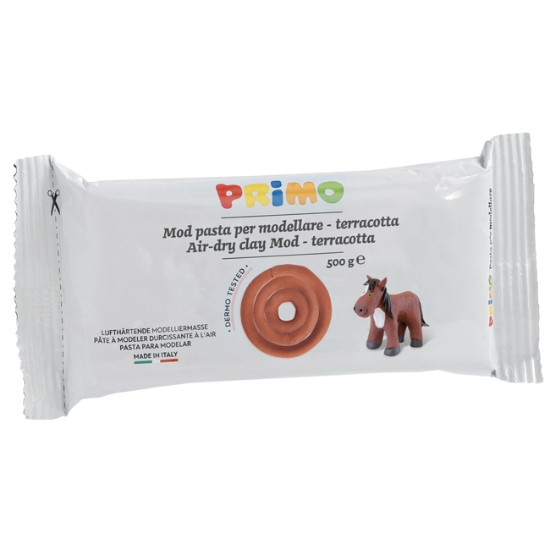 Obrázek Samotvrdnoucí hmota Primo, terakota, 500 g