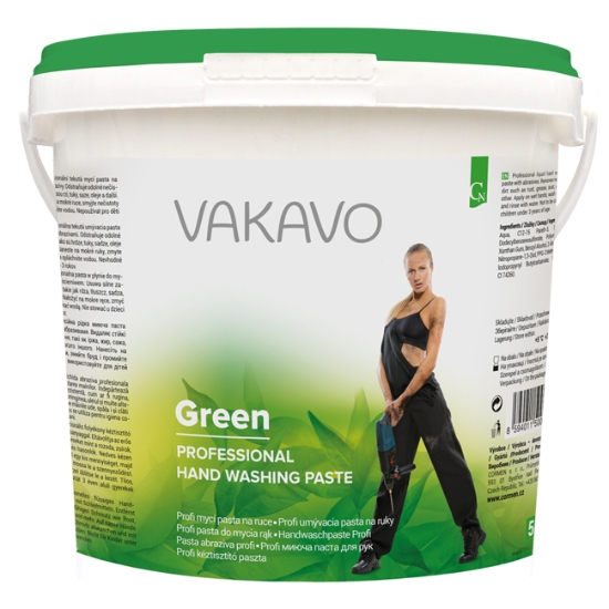 Obrázek VAKAVO GREEN tekutá mycí pasta na ruce 5 kg