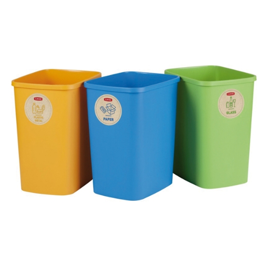 Obrázek Set košů na tříděný odpad 3x25 l