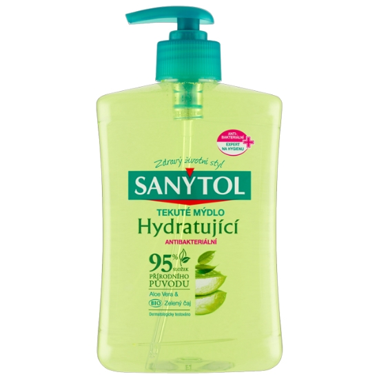 Obrázek Mýdlo antibakteriální hydratující  SANYTOL 500 ml