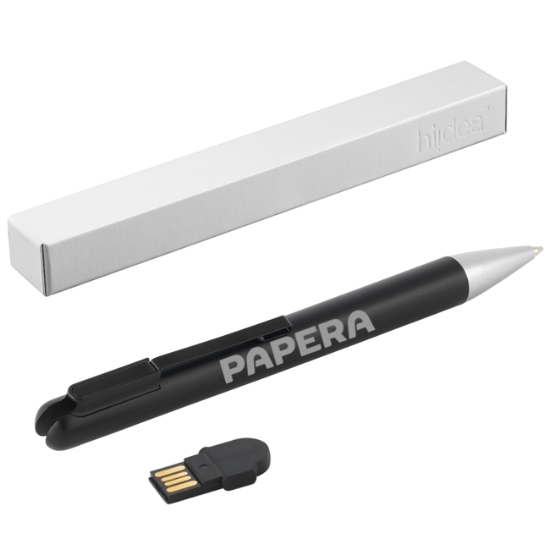 Obrázek SAVERY - Kuličkové pero z ABS a 4 GB UDP, s logem PAPERA
