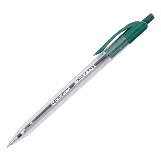 Obrázek Kuličkové pero Centropen 2225 Slideball Clicker - zelená