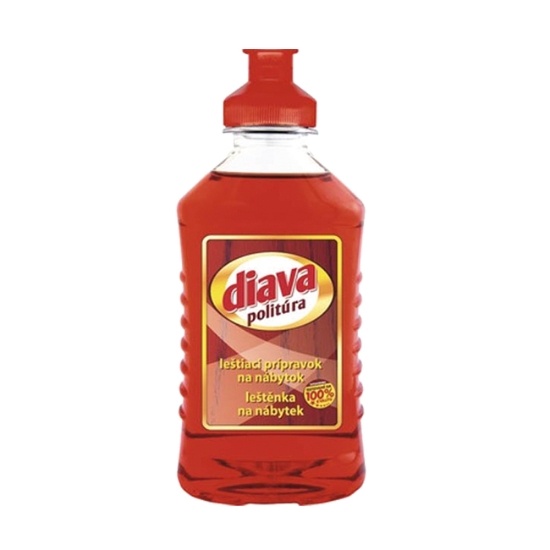 Obrázek DIAVA 200 ml leštěnka na nábytek tmavá červená