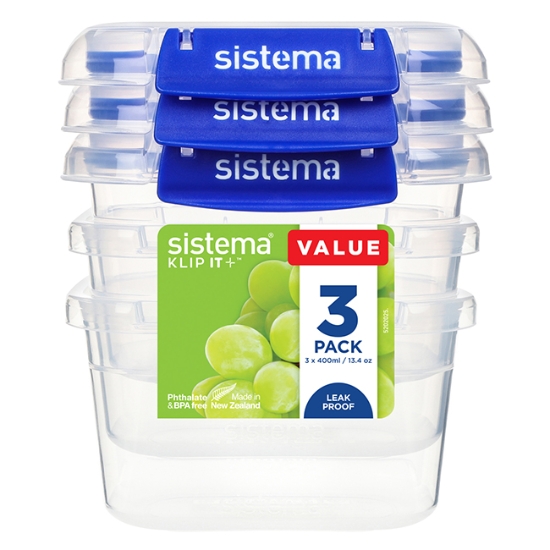 Obrázek Krabička na potraviny 400 ml / 3 ks