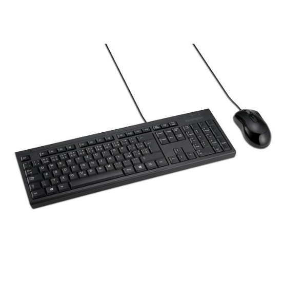 Obrázek Kensington KM100 EQ – drátový set klávesnice a myši CZ / SK