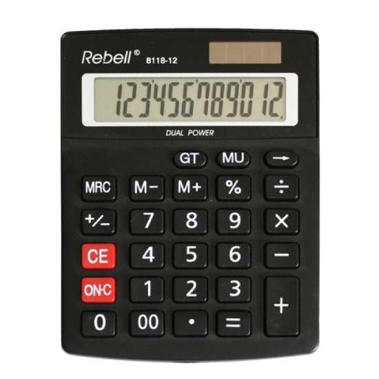 Obrázek Kalkulátor REBELL RE-8118-12 
