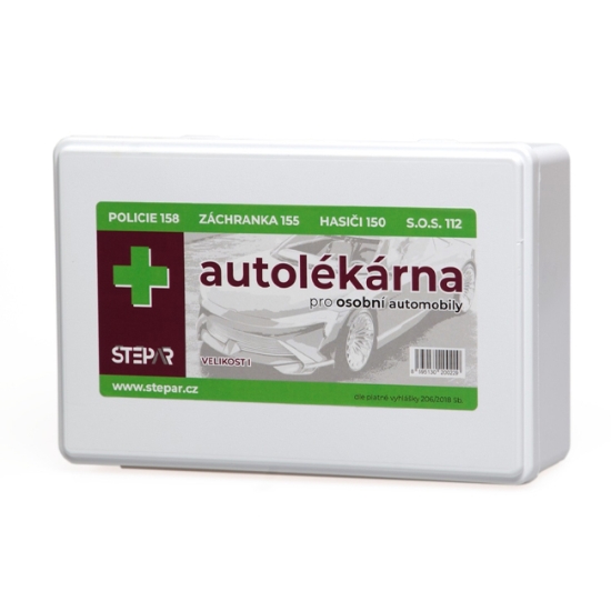 Obrázek Autolékárnička velikost I. - plastová krabička