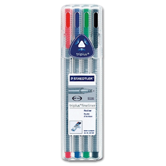 Obrázek Popisovač Triplus Fineliner / 4 ks