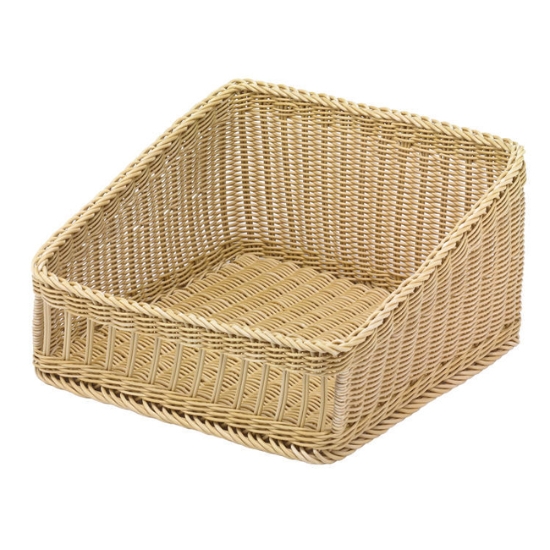 Obrázek Koš prezentační 50 x 40 x 16-27 cm - světle béžový