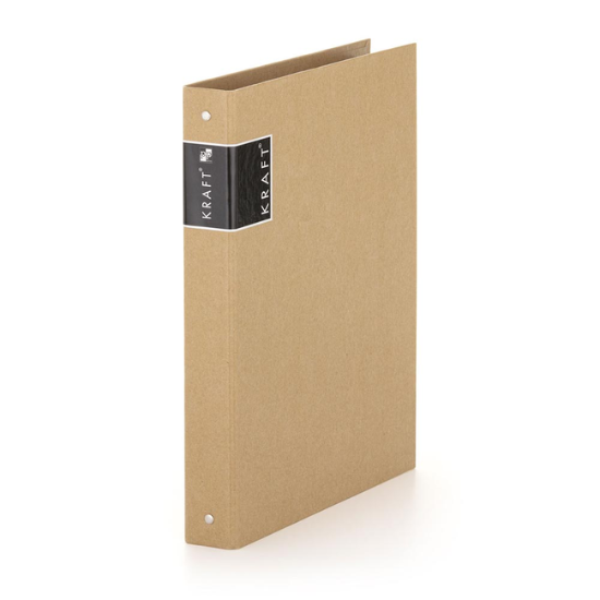 Obrázek Pořadač A4 lamino R25-2kr. KRAFT nature