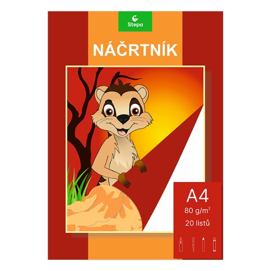 Obrázek Náčrtník A4 20 listů