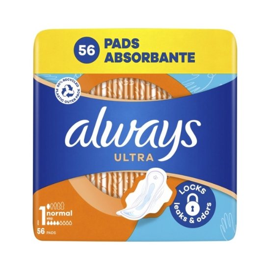 Obrázek Vložky dámské hygienické Always Ultra Normal / 56 kusů