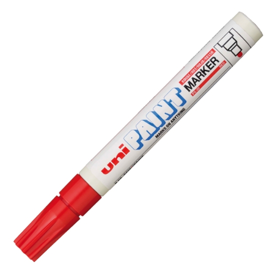 Obrázek Popisovač UNI PX 20 PAINT lakový - červená