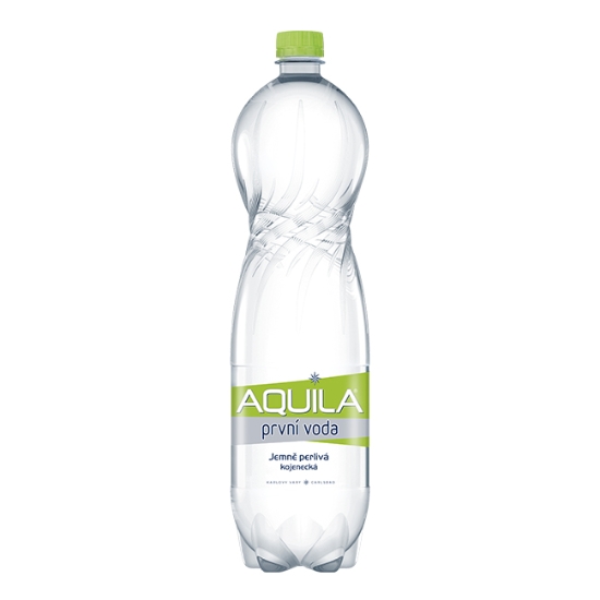 Obrázek Aquila jemně perlivá - přírodní 1,5 l / 6 ks