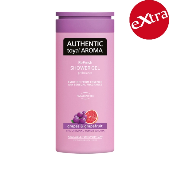 Obrázek Sprchový gel AUTHENTIC grapes & grapefruit 400 ml