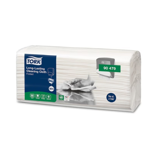 Obrázek Utěrky TORK Long - Lasting na precizní čištění skládané / 90 ks   90479