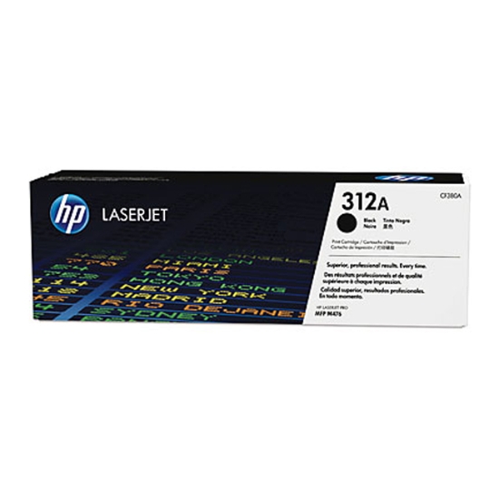 Obrázek HP originální toner CF380A č. 312A, black