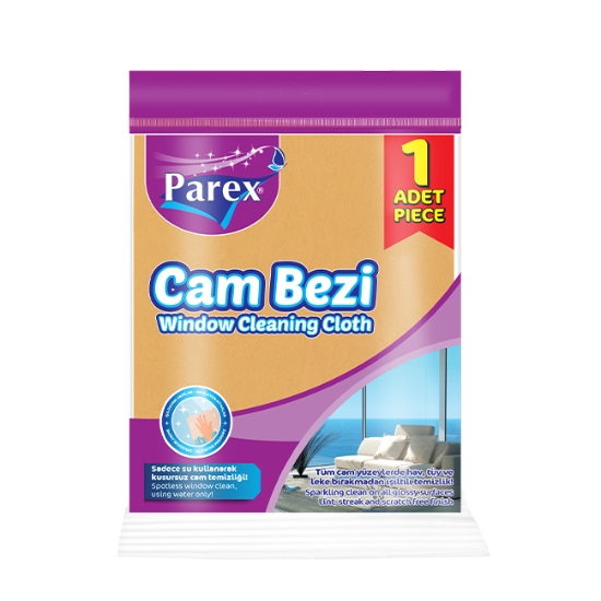 Obrázek Čisticí a leštící utěrka na sklo - PAREX