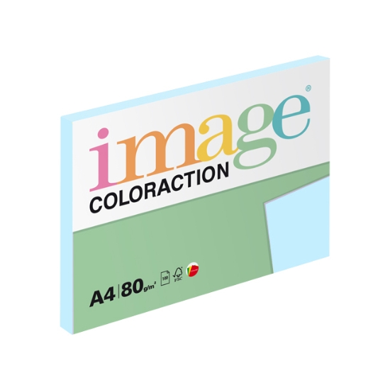 Obrázek Papír barevný IMAGE COLORACTION A4/80g - pastelově sv. modrá / 100 listů