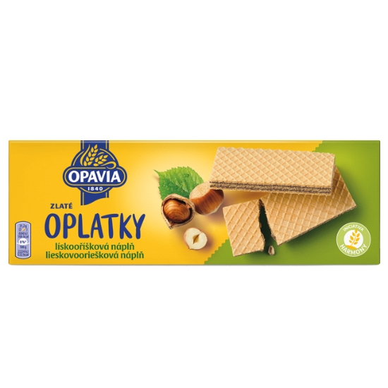 Obrázek Zlaté oplatky - lískový ořech