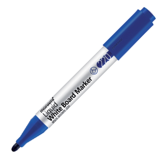 Obrázek Popisovač na bílé tabule MONAMI 220- 2 mm - modrá